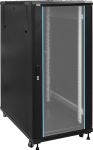 19" 27U 600x1000 standing rack cabinet; ready assembled; black